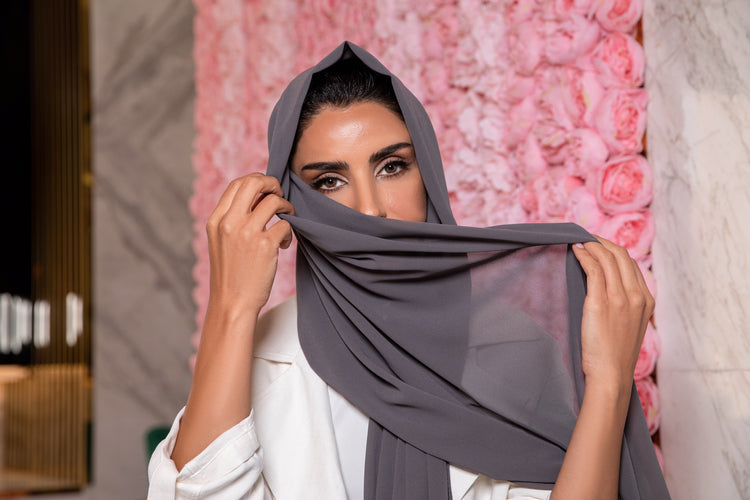 Crepe Chiffon Head Scarf