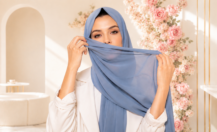 Crepe Chiffon Head Scarf
