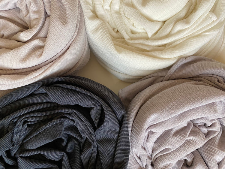 Cotton Stretch Head Scarf - Striped