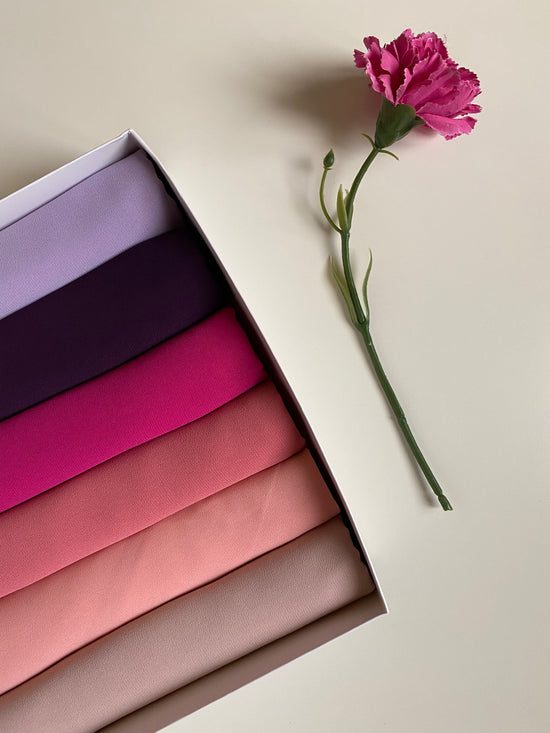 Crepe Chiffon Gift Box -01- بوكس هدية كريب شيفون