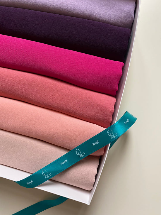 Crepe Chiffon Gift Box -01- بوكس هدية كريب شيفون