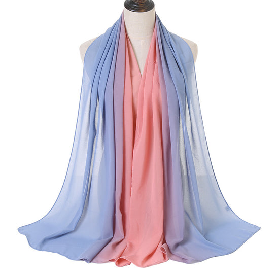 Multicolor Crepe Chiffon - 10 -  كريب شيفون⁩ ملون⁩⁩⁩⁩⁩⁩⁩⁩⁩