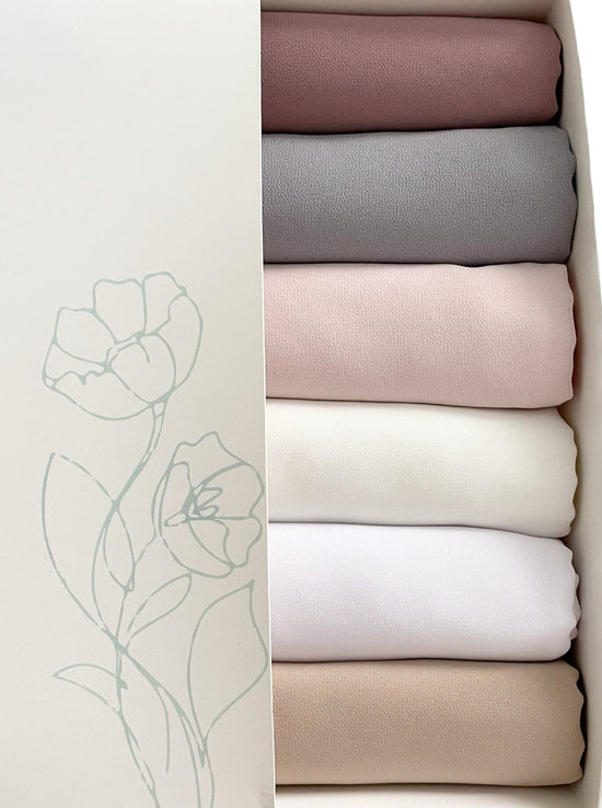 Crepe Chiffon Gift Box -04- بوكس هدية كريب شيفون⁩⁩⁩
