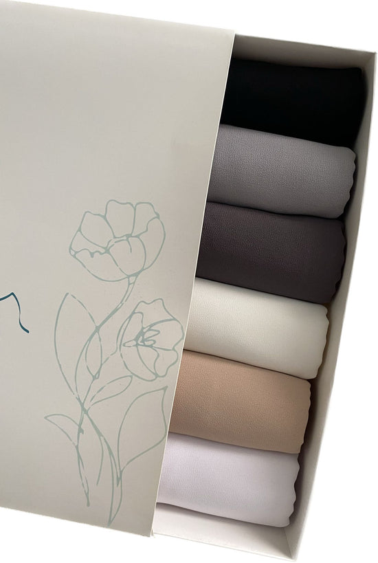 Crepe Chiffon Gift Box -08- بوكس هدية كريب شيفون⁩⁩⁩⁩⁩