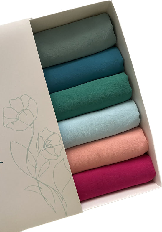 Crepe Chiffon Gift Box -07- بوكس هدية كريب شيفون⁩⁩⁩⁩⁩