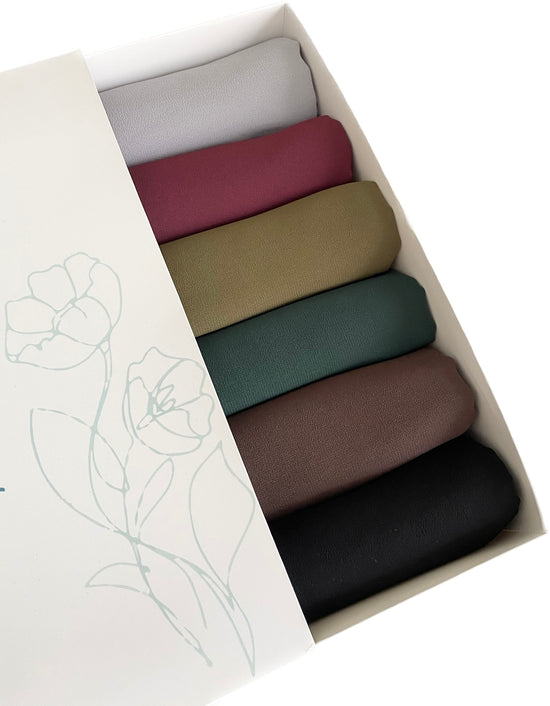 Crepe Chiffon Gift Box -05- بوكس هدية كريب شيفون⁩⁩⁩