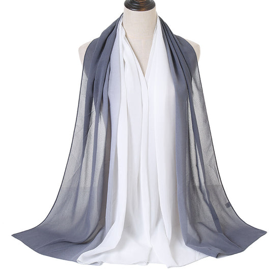 Multicolor Crepe Chiffon - 15 -  كريب شيفون⁩ ملون⁩⁩⁩⁩⁩⁩⁩⁩⁩⁩⁩⁩⁩⁩